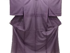 未使用品　紗　透かし織り芝草模様着物